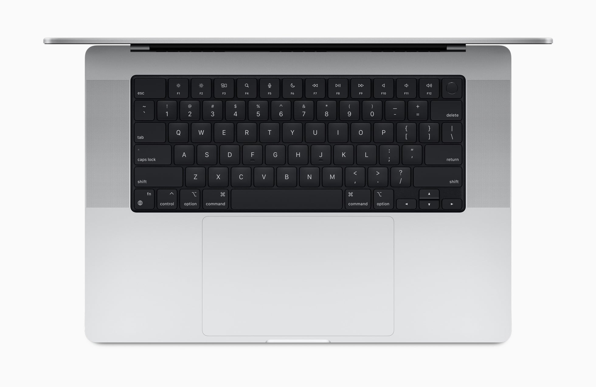 2021 M1 MacBook Pro keyboard layout