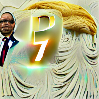image generated by the AI Art Machine to represent the term 'president'