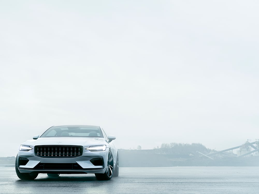 Polestar 1 in the cold